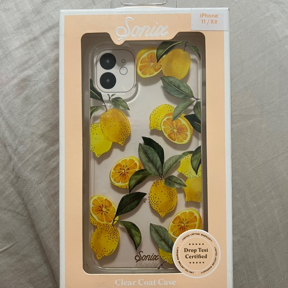 Sonix Lemon Clear Coat Case for iPhone 11/XR